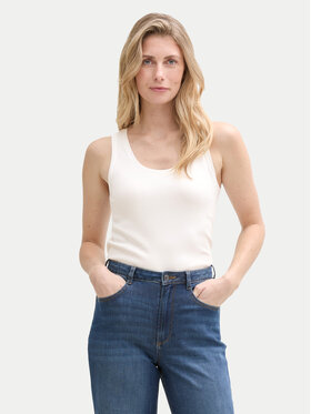 Tom Tailor Tom Tailor Top 1045540 Valge Regular Fit