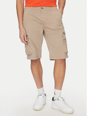 Alpha Industries Alpha Industries Bavlnené šortky 136250 Béžová Regular Fit