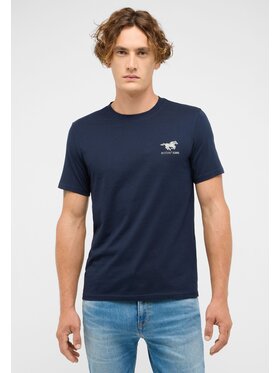 Mustang Mustang T-Shirt Style Austin Granatowy Regular Fit