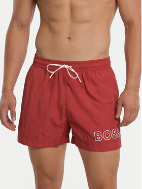 BOSS BOSS Pantaloni scurți pentru înot Mooneye 50469280 Roșu Regular Fit