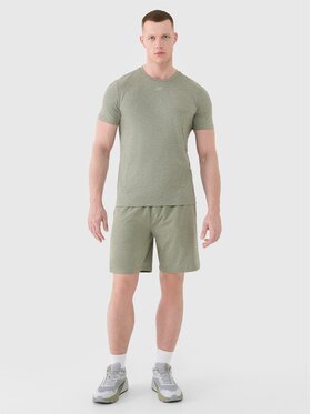 4F 4F Pantaloncini sportivi 4FWSS25TFSHM0911-44M Verde Regular Fit