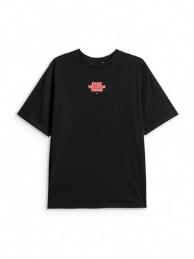4F 4F T-Shirt MOVE OUTSIDE Czarny Loose Fit