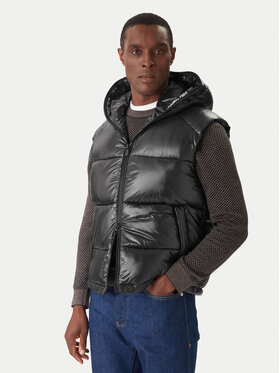 Save The Duck Save The Duck Жилет D80296M LOVE21 Чорний Regular Fit