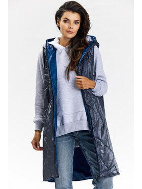Awama Awama Bezrękawnik A683 Granatowy Basic Fit