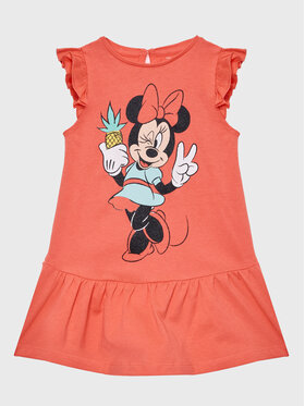Zippy Zippy Kleid für den Alltag Myszka Minnie ZBGAP0501 23013 Korallenfarben Regular Fit