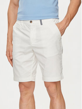 La Martina La Martina Stoffshorts YMB008 TW417 Weiß Slim Fit