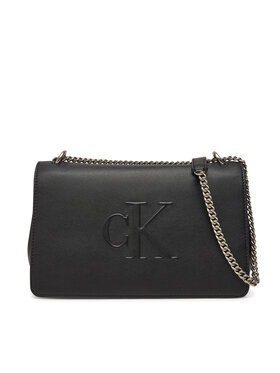 Calvin Klein Jeans Calvin Klein Jeans Ročna torba Sculpted Ew Flap Conv Chain LV04K3035G Črna