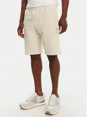 Guess Guess Športové kraťasy M5GD10 KCN01 Écru Regular Fit