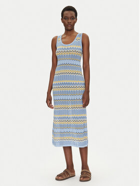 Iconique Iconique Φόρεμα υφασμάτινο IC25-061 Μπλε Regular Fit