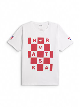 4F 4F T-Shirt TEAMWEAR Biały Regular Fit