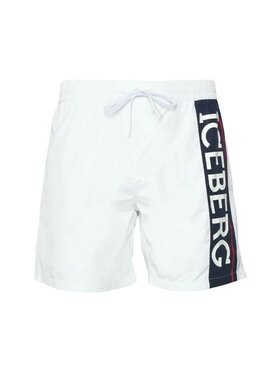Iceberg Iceberg Plavecké šortky ICE2MBM02 Bílá Regular Fit