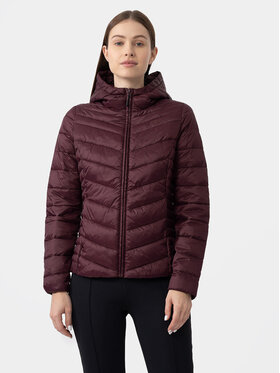 4F 4F Bunda pro přechodné období 4FAW23TDJAF225 Fialová Slim Fit