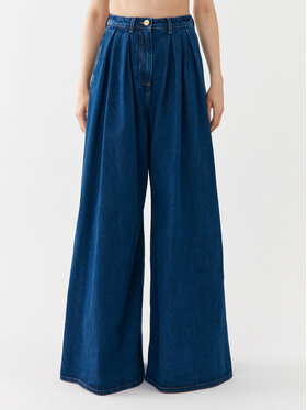 Elisabetta Franchi Elisabetta Franchi Дънки PJ-28I-36E2-V450 Син Wide Leg