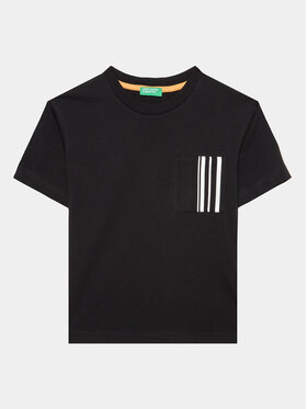United Colors Of Benetton United Colors Of Benetton T-shirt 3096C10BK Crna Regular Fit