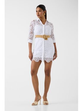 Marciano Guess Marciano Guess Každodenní šaty 183004 Bílá Classic Fit