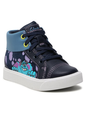 Clarks Clarks Trzewiki City Scare T 261576757 Granatowy