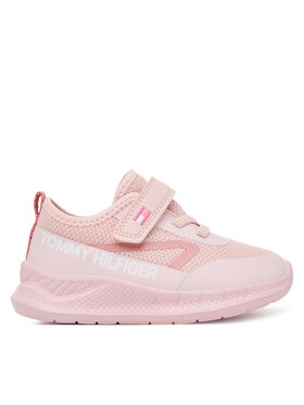 Tommy Hilfiger Tommy Hilfiger Сникърси Low Cut Lace-Up/Velcro Sneaker T1A9-33990-1843 M Розов