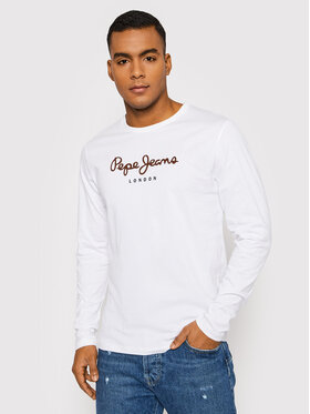 Pepe Jeans Pepe Jeans Longsleeve Eggo PM508209 Білий Regular Fit