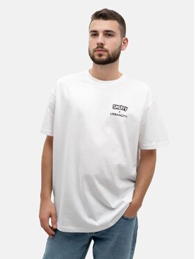 Smerfy Smerfy T-Shirt 118564 Biały Oversize