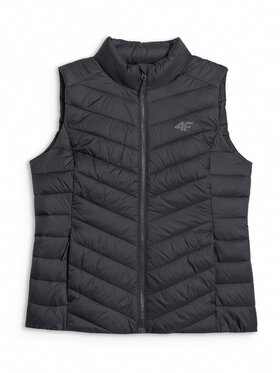 4F 4F Kamizelka EVERYDAY ACTIVE Czarny Regular Fit