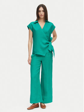 Tommy Hilfiger Tommy Hilfiger Blusa WW0WW49632 Verde Regular Fit