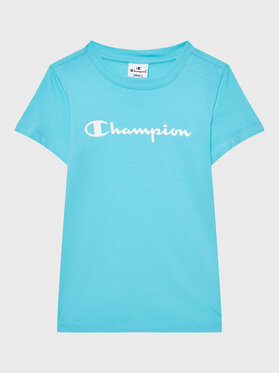 Champion Champion T-Shirt 404541 Niebieski Regular Fit