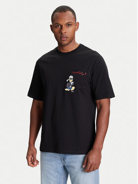 KARL LAGERFELD KARL LAGERFELD T-krekls 755097 553270 Melns Regular Fit