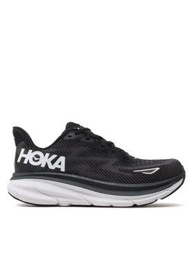Hoka Hoka Παπούτσια για Τρέξιμο Clifton 9 Wide 1132211 Μαύρο