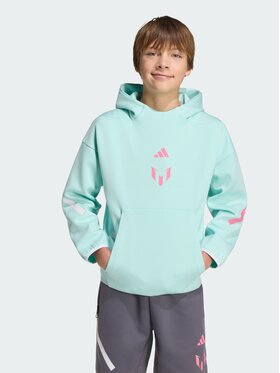 adidas adidas Bluza techniczna 155183 Turkusowy Loose Fit