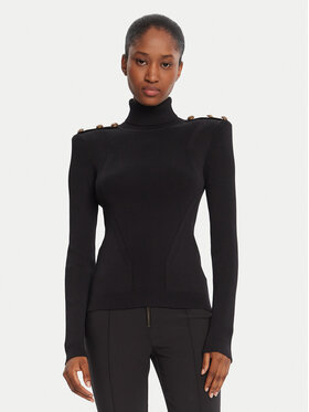 Gaudi Gaudi Rollkragenpullover 521FD53037 Schwarz Regular Fit
