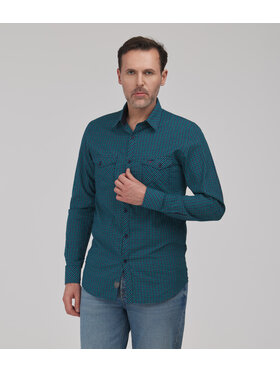Lee Cooper Lee Cooper Koszula MALT Niebieski Slim Fit