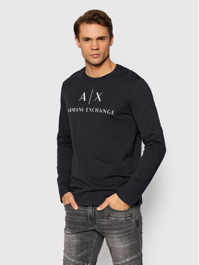 Armani Exchange Armani Exchange Longsleeve 8NZTCH Z8H4Z 1510 Granatowy Slim Fit