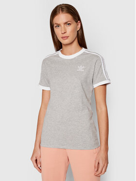 adidas adidas Футболка adicolor Classics 3-Stripes H33576 Сірий Standard Fit