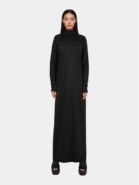 MADE BY SOCIETY MADE BY SOCIETY Sukienka codzienna PULSE - D27836 Czarny Basic Fit