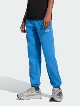 adidas adidas Spodnie materiałowe 159453 Niebieski jasny Regular Fit