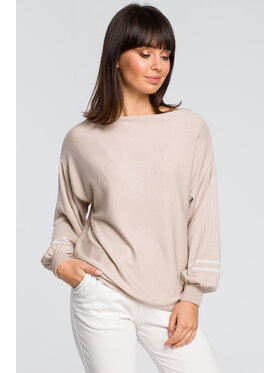 BeWear BeWear Svetr BK024 Béžová Modern Fit