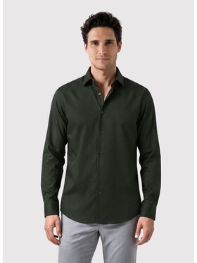 Pako Lorente Pako Lorente Koszula P26WF-1X-027 Zielony ciemny Slim Fit