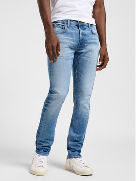 Lee Lee Jeansy LUKE Niebieski Slim Fit