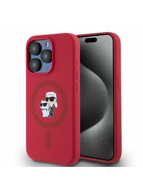 KARL LAGERFELD KARL LAGERFELD Etui na telefon Apple iPhone 15 Pro Czerwony