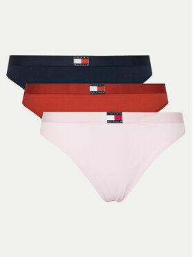 Tommy Hilfiger Tommy Hilfiger Komplet 3 par stringów UW0UW05641 Kolorowy