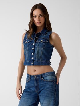 Guess Guess Top 183438 Niebieski Classic Fit