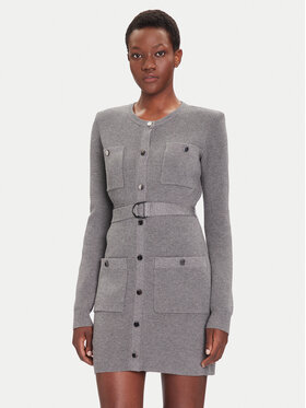 Liu Jo Liu Jo Трикотажна сукня MF5371 MS99E Сірий Slim Fit