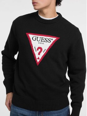 Guess Jeans Guess Jeans Sweter 172999 Czarny Classic Fit