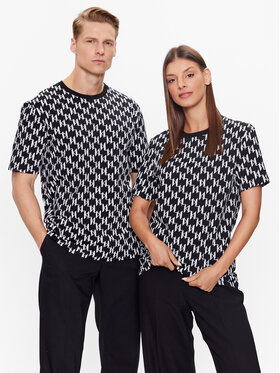 KARL LAGERFELD KARL LAGERFELD T-Shirt 216W1785 Černá Regular Fit