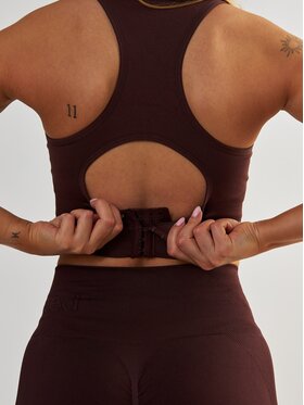 BeShaped BeShaped Biustonosz sportowy Regulowany Body Boost Brązowy