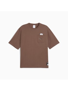 Puma Puma T-Shirt 633779 Brązowy Regular Fit