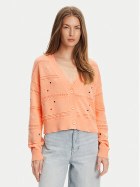 United Colors Of Benetton United Colors Of Benetton Kardigan 10C1E604W Narančasta Regular Fit