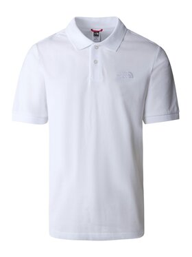 The North Face The North Face Polo Polo Piquet Biały Regular Fit