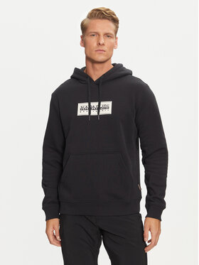 Napapijri Napapijri Bluza B-Box Logo NP0A4I19 Czarny Regular Fit