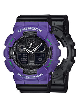 Casio Casio Zegarek SET GA-100-1A1ER + BEZEL 10498250 + PASEK 10347688 Czarny